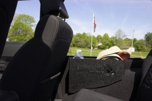 Jeep Rubicon Wheel Well Storage Bins - Fishbone Offroad - Fishbone Offroad - Black textured powder coat - `07-`18